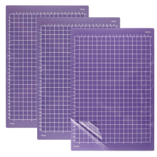 8.5x12inch Cutting Mat (Strong Grip), 3pcs Adhesive Mats Reusable Strong Grip Machine Replacement ()