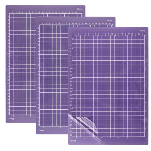 8.5x12inch Cutting Mat (Strong Grip), 3pcs Adhesive Mats Reusable Strong Grip Machine Replacement ()