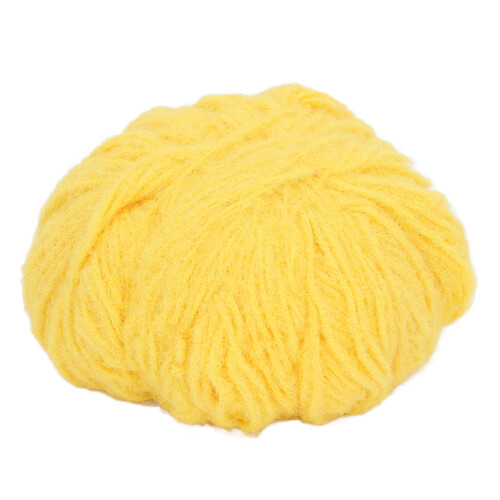 Yellow Wool Yarn DIY Knitting Doll Extensibility 1