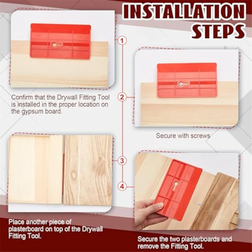 10pcs Drywall Fitting Tool Plasterboard Fixing Positioning and Fixing, in Place, Gypsum Plate 1