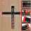 Woodworking 2 in 1 Drilling Positioning Ruler Combination Angle -Shaped Cabinet Hardware Jig 3