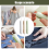 6PCS Seam Ripper,2 in 1 Needle Threader Ripper Threading and Remover Tool Threaders 4