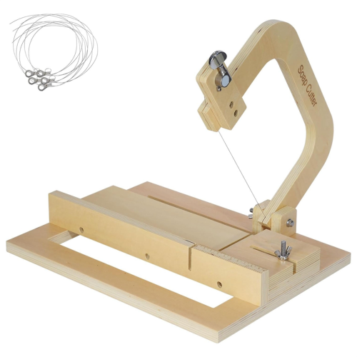 Wooden Soap Cutters for Making,Soap Slicer DIY Soap,Cheese,Butter,Cake,Bread Making.Adjustable Wire Cutter