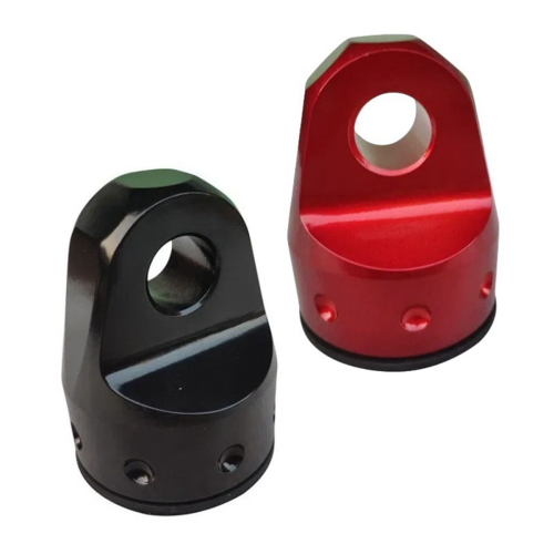 Winch Hook Shackle Mount 33000LBS Load for ATV UTV SUV, Aluminum Mount, Towing Red 2