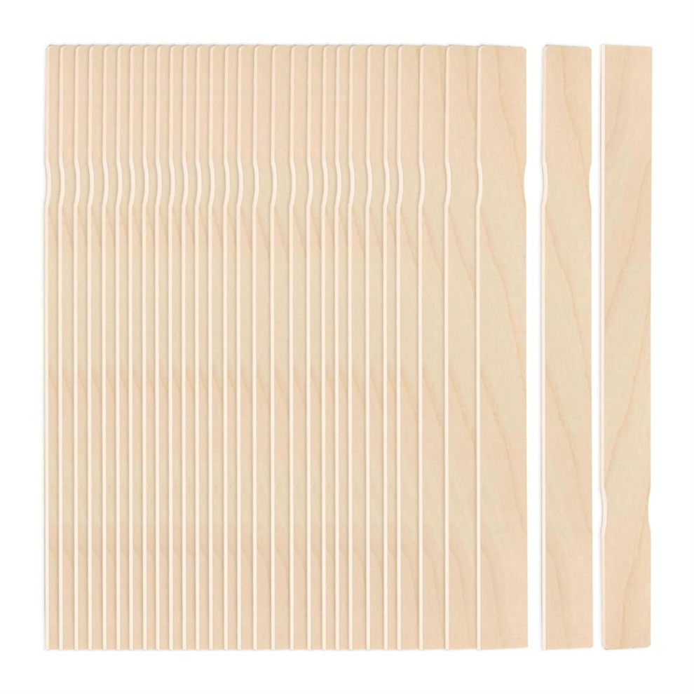 30Pcs Paint Stir Sticks, 12 Inch Wooden Stirrers For Mixing, Sticks Library Markers Or Plant Labels 4853504660562