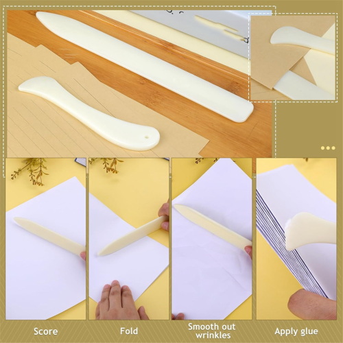 53 Pcs Bookbinding Kit, Book-Binding Kit for Beginners, BookBinding Materials, Tools with Bone Folder 2