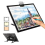 Rechargeable A3 Light Pad for ,Tracing Box with Stand and Clip,3 Colors Stepless Dimmable 2