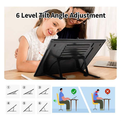 Rechargeable A3 Light Pad for ,Tracing Box with Stand and Clip,3 Colors Stepless Dimmable 2