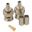 10 Setzt 3-Teilige Bnc-Rg58-Stecker-Crimpverbinder 6