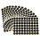 19Mm Circles Round Code Stickers Selbstklebende Klebeetiketten Schwarz 10
