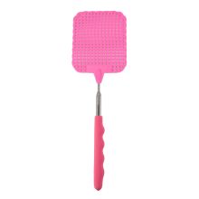 Fliegenklatsche Gegen MüCkeninsekten, Teleskopierbar Bis 73 Cm, Rosa