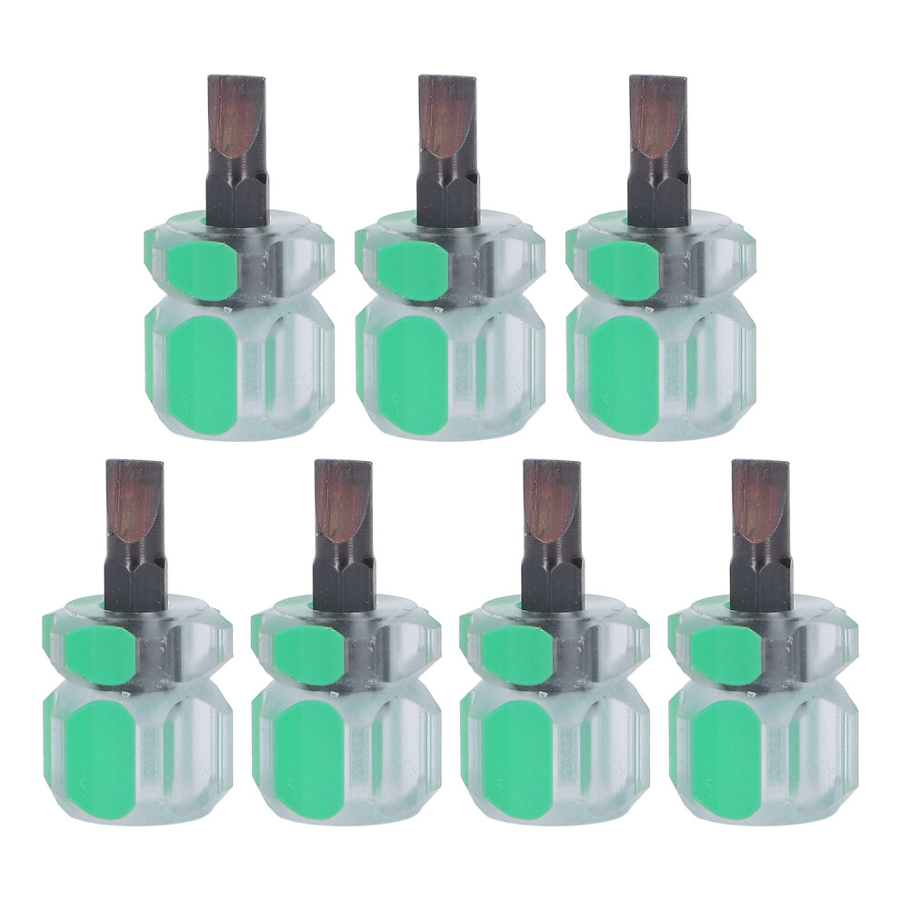 7Pcs Stubby Flathead Screwdriver Multifunction 9121376965654
