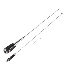 Details der neuen silbernen UHF 400-470 MHz 200 W 5,5 dB SL-16 -259 mobile Autoradio Antenne