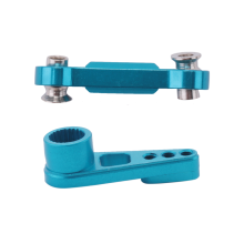 für 1/18 RC Auto K929 A959 A969 A979 A959-B Upgrade Teile Metall 25T Lenk Servo Horn Arm + Metal Ruder Rod