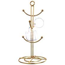 Arbeits Platte Becher , 6 Haken Kaffee Tasse Trockner KüChe Tee Tassen Halter StäNder, Gold