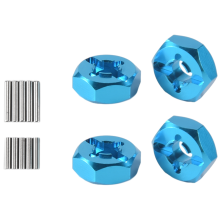 12 mm Kombinierer Rad Naben Sechskant Adapter Aus Aluminium Legierung für 144001 1/14 RC Auto Teile, Blau