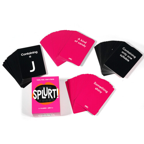 Splurt Think Fast Say It First Card Game Strategic Board Games Party Interactive 2