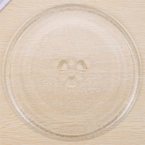 9,6 Mikrowellen Platte Schale Langlebige Universal Drehen Scheibe Glas Platten Runde 1