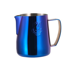 400Ml Edelstahl Milch Schaum Tasse Kaffee Sahnemaschine Espresso Latte Kunst für Zuhause,B