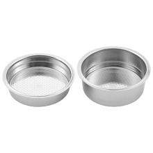 2 STÜCKE 51 Mm Rostfreier Stahl Kaffee Maschinen Druck Filter Korb Pulver Bodenloser Sieb TräGer