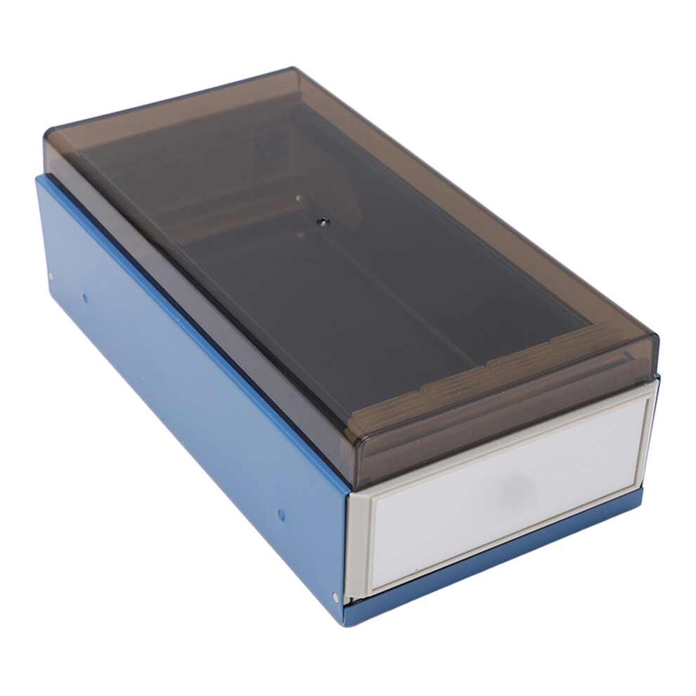 Index Card Holder Blue Extendable End Enlarged-image-OPC-PJ8B9BZ-NEW