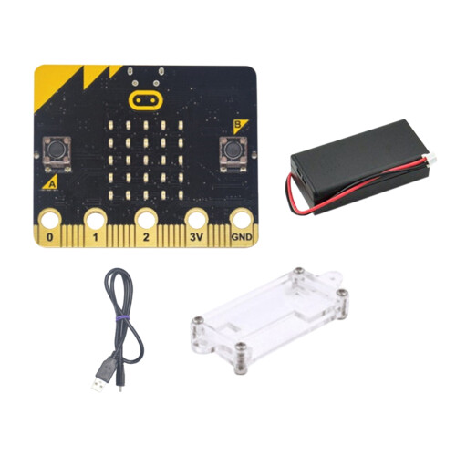 Microbit Go Start Satz DIY Projekte Programmierbare Lernentwicklungsplatine mit SchutzhüLle 1