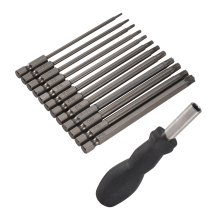 13 StüCkes 100 Mm Langes Torx Schraubendreher Bit Set, Magnetisches Set T6-T40, 1/4 Sechskantschaft Elektroschrauber Werkzeuge