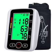 Automatisches Ober Arm Digital Blut Druck MessgeräT Puls Frequenz üBerwachung GeräT, 2X99 Lesen Speicher, Digitaler Bp Monitor
