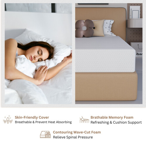 (Single) Hard Foam Mattress Bed in a Box 1