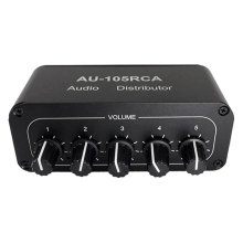5-Kanal-Audioverteiler, Stereo-Audiomischer, 1 Eingang und 5 AusgäNge, Splitter für LeistungsverstäRker, Aktives Audio