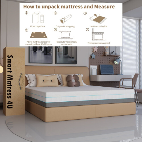 (Double) Hard Foam Mattress Bed in a Box