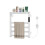ELECWISH Bathroom Straight Heated Towel Rail Radiator with Storage Shelf Timer 2