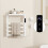 ELECWISH Bathroom Straight Heated Towel Rail Radiator with Storage Shelf Timer 1