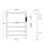 ELECWISH Bathroom Straight Heated Towel Rail Radiator with Storage Shelf Timer 7