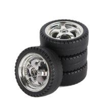 4 StüCke 33mm RC Drift Reifen Rad Hartreifen für LDRC AE86 A86 A86P LD1801 1/18 Auto Upgrade Teile ZubehöR,2