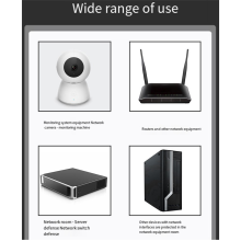 Einkanal-Gigabit-POE-POE-Ethernet-Signal-SPD-Netzwerk- 1000 Mbit/S SPD-Verhinderer für CCTV-IP-Kameras