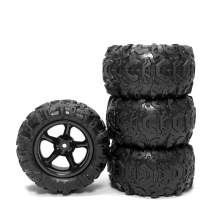 4 StüCk Gummireifen Radreifen für 9300 9310 PXtoy 9302 9303 9304 1/18 RC Auto Ersatzteile ZubehöR