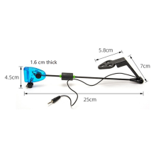 4-Teiliges Angel-Swinger-Set Angelbissanzeiger im ReißVerschlusstasche LED-Beleuchtetes Swinger-KarpfenangelzubehöR