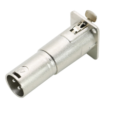 Dreiadrige Metallbuchse Vom Typ D für Audio-Anschlusskonverter XLR-Montagesockel XLR-Buchse auf XLR-Stecker
