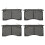 4PCS Disc Brake Pads Highly Suppressed Low Noise 1