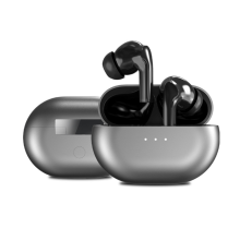 Kabellose Ohrstöpsel mit Geräuschunterdrückung, Bluetooth-Ohrhörer im Ohr mit kabelloser Ladehülle, Hi-Fi-Stereo-Sound-Kopfhörer, Grau
