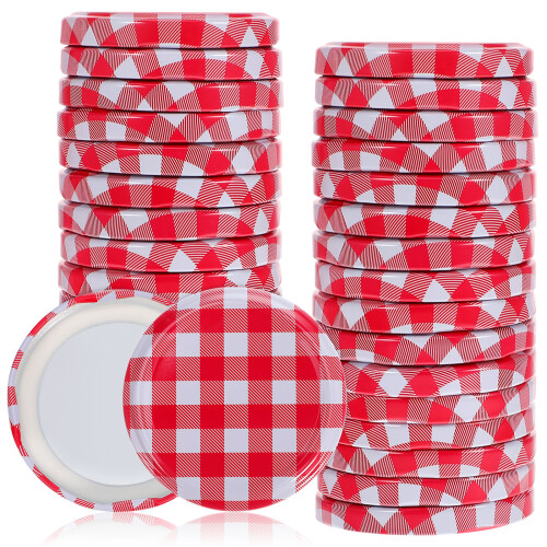 40Pcs Jam Jars Lids Screw Lids Twist Off Covers Storage Caps