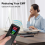 Portable Electromagnetic Field Radiation Detector EMF Meter Black 8