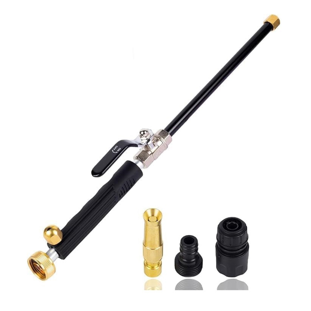 Saudism High Pressure Jet Nozzle Power Washer Wand For Garden Hose, With 3 Different Nozzles And Hose Quick Connectors
