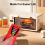 Portable Electromagnetic Field Radiation Detector EMF Meter Red 7