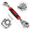 52 in 1 Socket Wrench, Stainless Steel Professional Multi-Functional Rotating Tools, 360 Degree Revolving Spanner 7