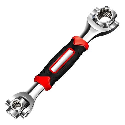 52 in 1 Socket Wrench, Stainless Steel Professional Multi-Functional Rotating Tools, 360 Degree Revolving Spanner