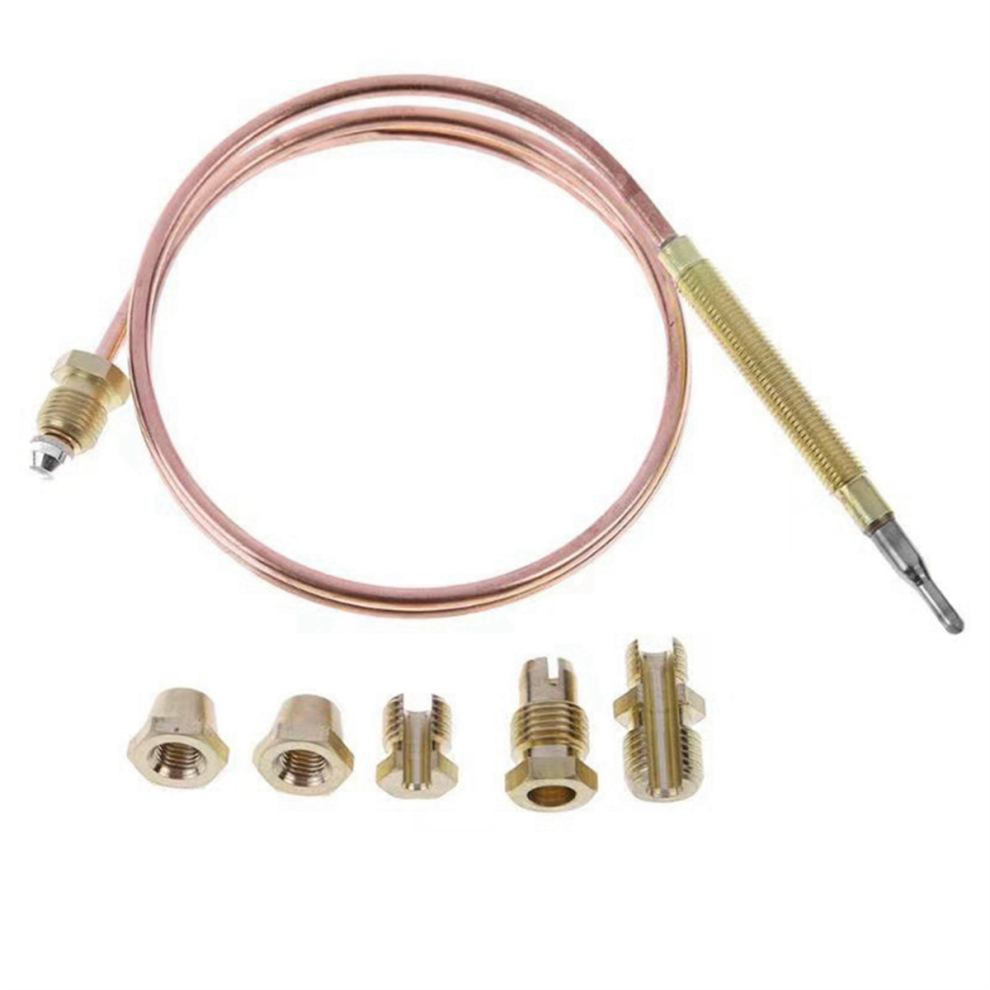 Saudism 60Cm Gas Stove Thermocouple Heater Part Burner Universal Fireplace Replace Adaptors Digital Temperature Controller