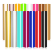 Heat Transfer Vinyl Bundle - 12 X 12inch Iron on for T-Shirt, HTV Compatible with Craft Cutters