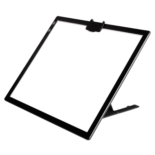 Rechargeable A3 Light Pad for ,Tracing Box with Stand and Clip,3 Colors Stepless Dimmable 1